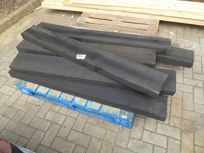Lot 4212 - 8 treated sleeper timber lengths