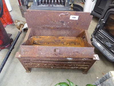 Lot 4244 - Cast iron fire basket