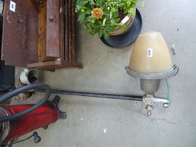 Lot 4245 - Vintage wall hung external light fixture