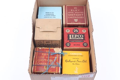 Lot 2229 - (S2) 175 x 12 bore boxed cartridges inc. T....