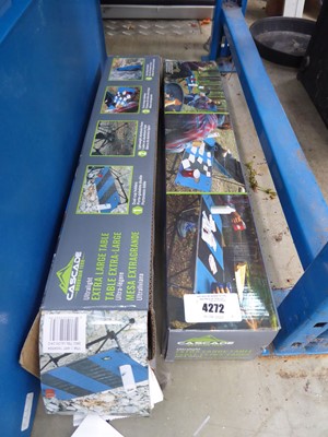 Lot 4272 - Two Cascade Mountain Tech fold up camping tables