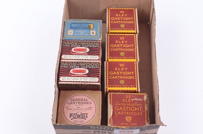 Lot 2235 - (S2) Box containing three boxes 28 bore and...