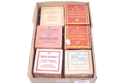 Lot 2237 - (S2) Box containing two boxes 12 bore Eley...