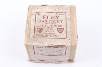 Lot 2246 - (S2) 25 x 4 bore Eley Gastight BB shot, boxed