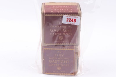 Lot 2248 - (S2) 50 x 8 bore Eley Gastight BB shot...