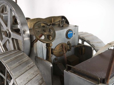 Lot 262 - A 2" scale aluminium scratch built model...