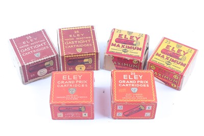 Lot 2254 - (S2) 150 x 12 bore boxed Eley collector...