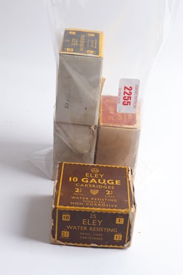 Lot 2255 - (S2) 100 x 10 bore boxed Eley collector...
