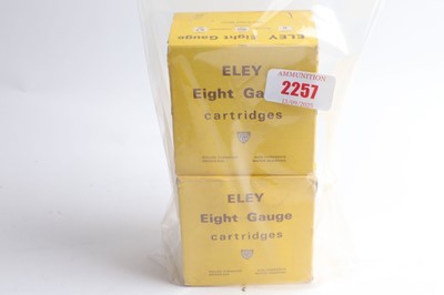 Lot 2257 - (S2) 50 x 8 bore Eley Eight Gauge BB shot...