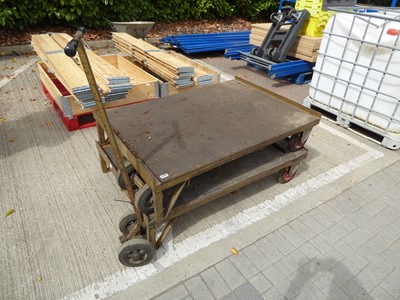 Lot 4229 - 2 heavy duty tuglift trolleys