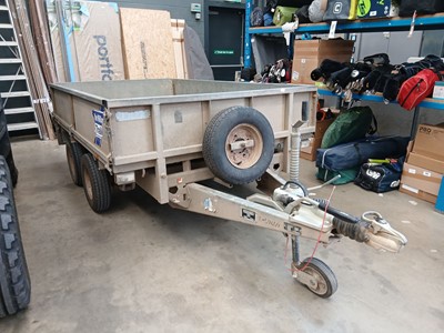 Lot 4231 - Ifor Williams twin axle galvanised 3.5 tonne...