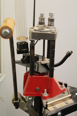 Lot 2800 - Lee reloading machine on tripod stand