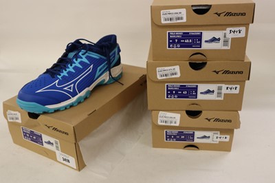 Lot 4x pairs of Mizuno Wave Lynx II field hockey...
