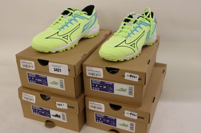 Lot 4x pairs of assorted Mizuno Wave hockey shoes