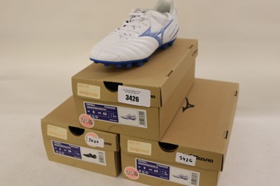 Lot 3x pairs of Mizuno Monarcida Neo football boots