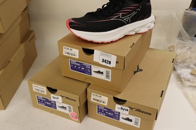 Lot 3x assorted Mizuno Wave womans running shoes