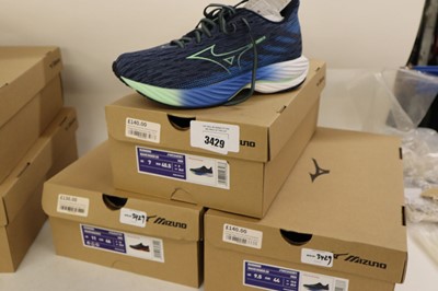 Lot 3x assorted Mizuno Wave mens running shoes