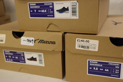Lot 3x assorted Mizuno Wave mens running shoes