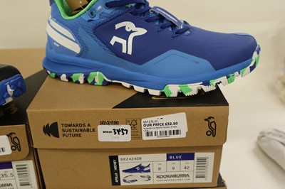Lot 4x pairs of assorted Kookaburra hockey shoes...