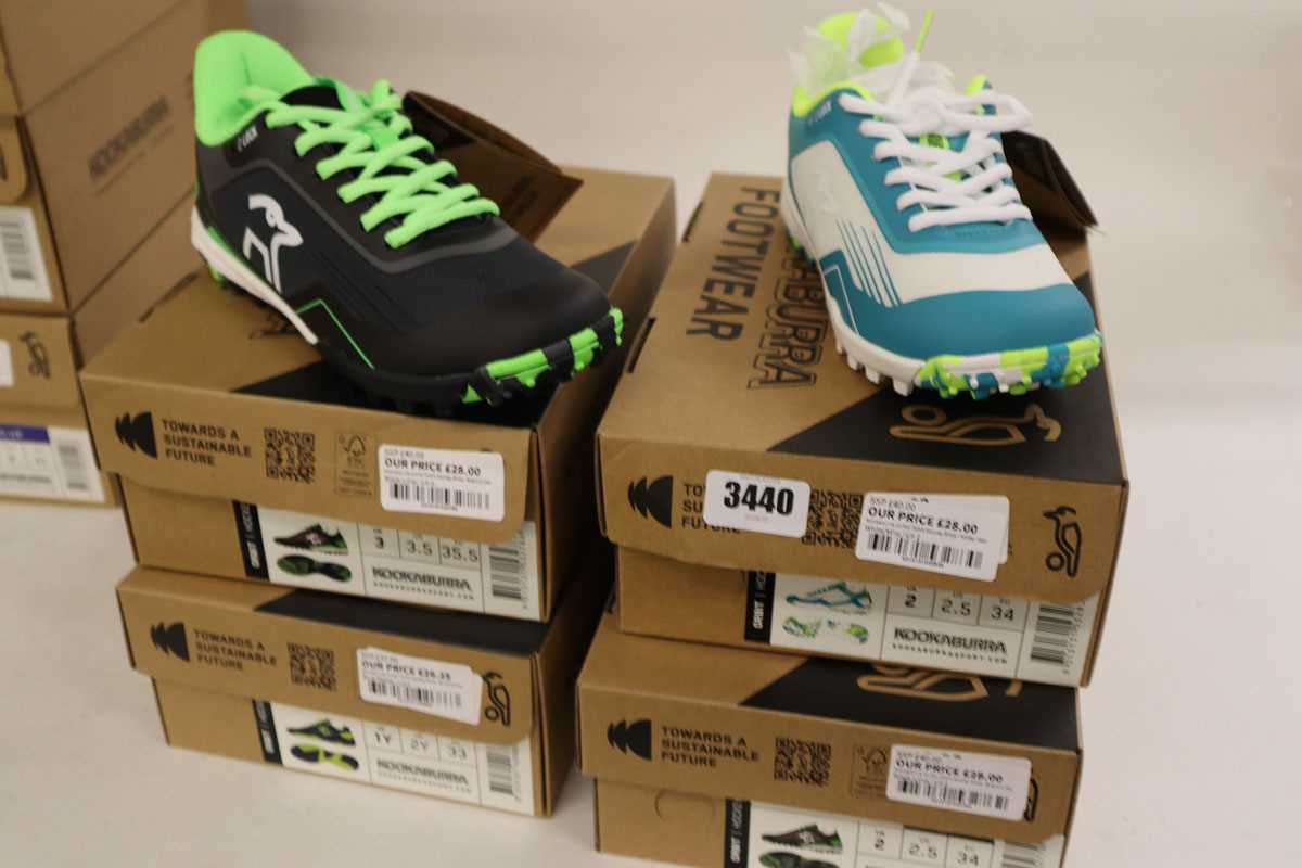 Lot 4x pairs of assorted Kookaburra Orbit Junior...