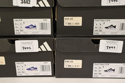 Lot 4x pairs of assorted Adidas mens trainers