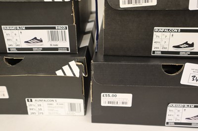 Lot 4x pairs of assorted Adidas mens trainers