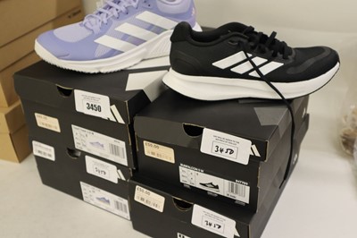 Lot 4x pairs of assorted Adidas womans trainers