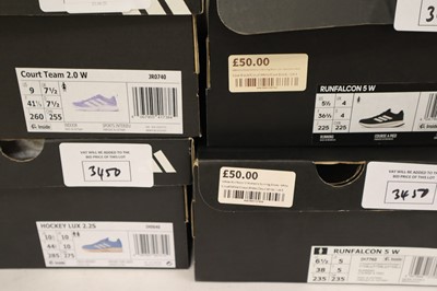 Lot 4x pairs of assorted Adidas womans trainers