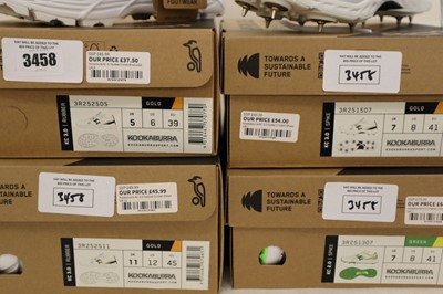 Lot 4x pair of assorted Kookaburra cricket shoes,...