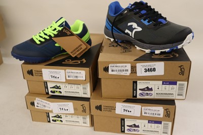 Lot 4x pairs of assorted Kookaburra hockey shoes