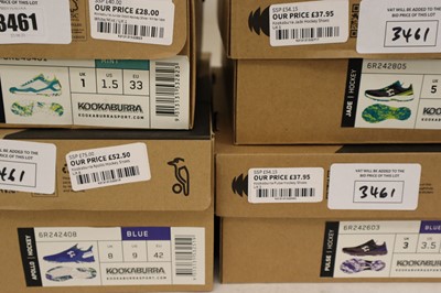 Lot 4x pairs of assorted Kookaburra hockey shoes