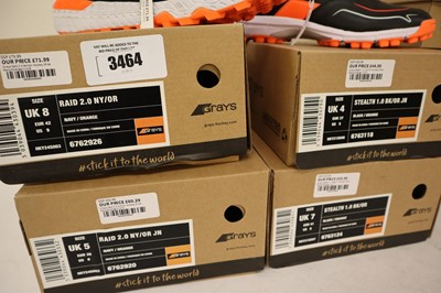 Lot 4x pairs of assorted Grays hockey shoes