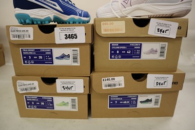 Lot 4x pairs of assorted Mizuno hockey and other...