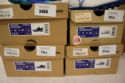 Lot 4x pairs of assorted Mizuno hockey and other...