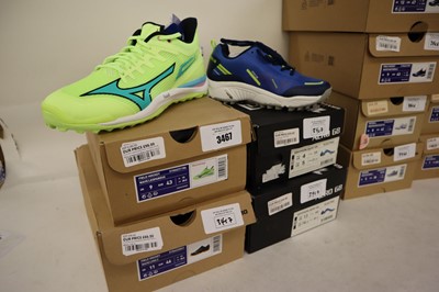 Lot 2x pair of Mizuno hockey shoes and 2x pairs of...