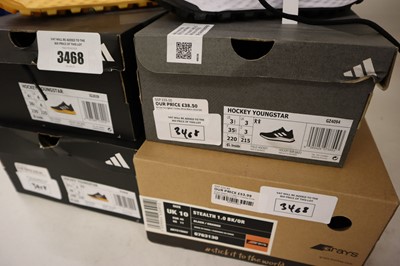 Lot 3x pair of Adidas hockey shoes and 1x Grays...