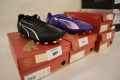 Lot 4x pairs of assorted Puma football boots