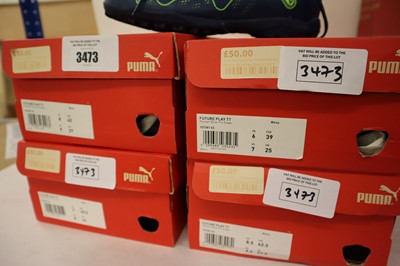 Lot 4x pairs of assorted Puma football boots