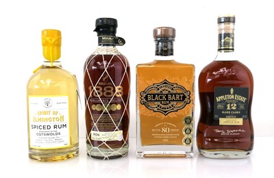 Lot 20 - 4 bottles of Rum, 1x Appleton Estate 12 year...
