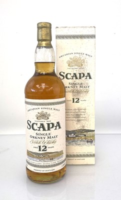 Lot 3 - A bottle of Scapa 12 year old Single Orkney...