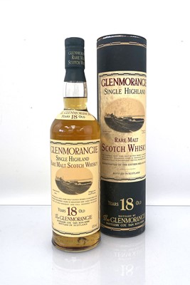 Lot 4 - A bottle of Glenmorangie 18 year old Single...