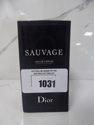 Lot 1031 - Dior sauvage eau de parfum 100ml