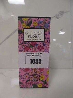 Lot 1033 - Gucci flora gorgeous gardenia eau de parfum 100ml