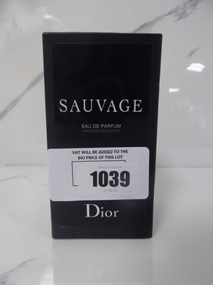 Lot 1039 - Dior sauvage eau de parfum 100ml