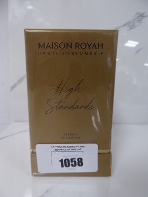 Lot 1058 - Maison Royah haute perfumerie high standards...