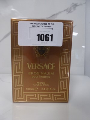 Lot 1061 - Versace eros najim pour homme parfum 100ml