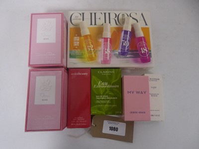 Lot 1080 - 7x Perfumes to include Sol de Janero, Oscar de...