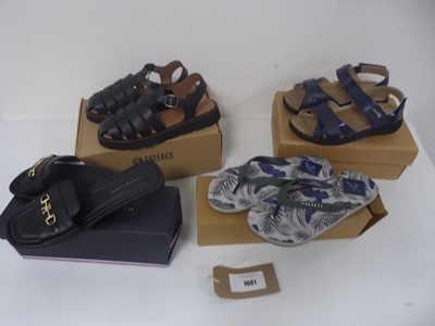 Lot 1081 - 4x Boxed pairs of sandals to include Tommy...