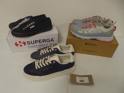 Lot 1085 - 2x Boxed pairs of trainers to include Superga...