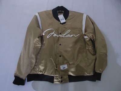 Lot 1093 - Nike Air Jordan men's varsity jacket size XXL